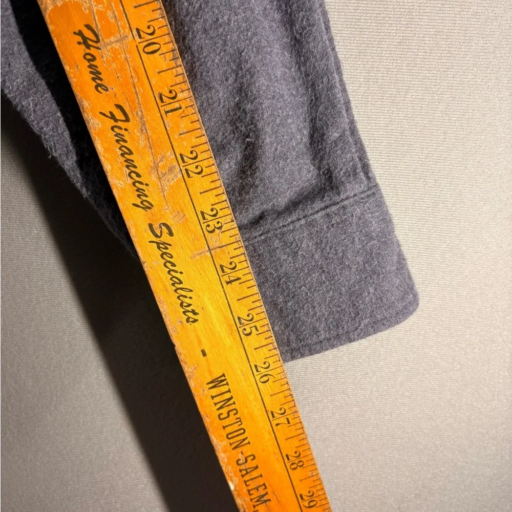L.L. Bean Men's Button-Down Shirt Jacket in Charcoal Gray